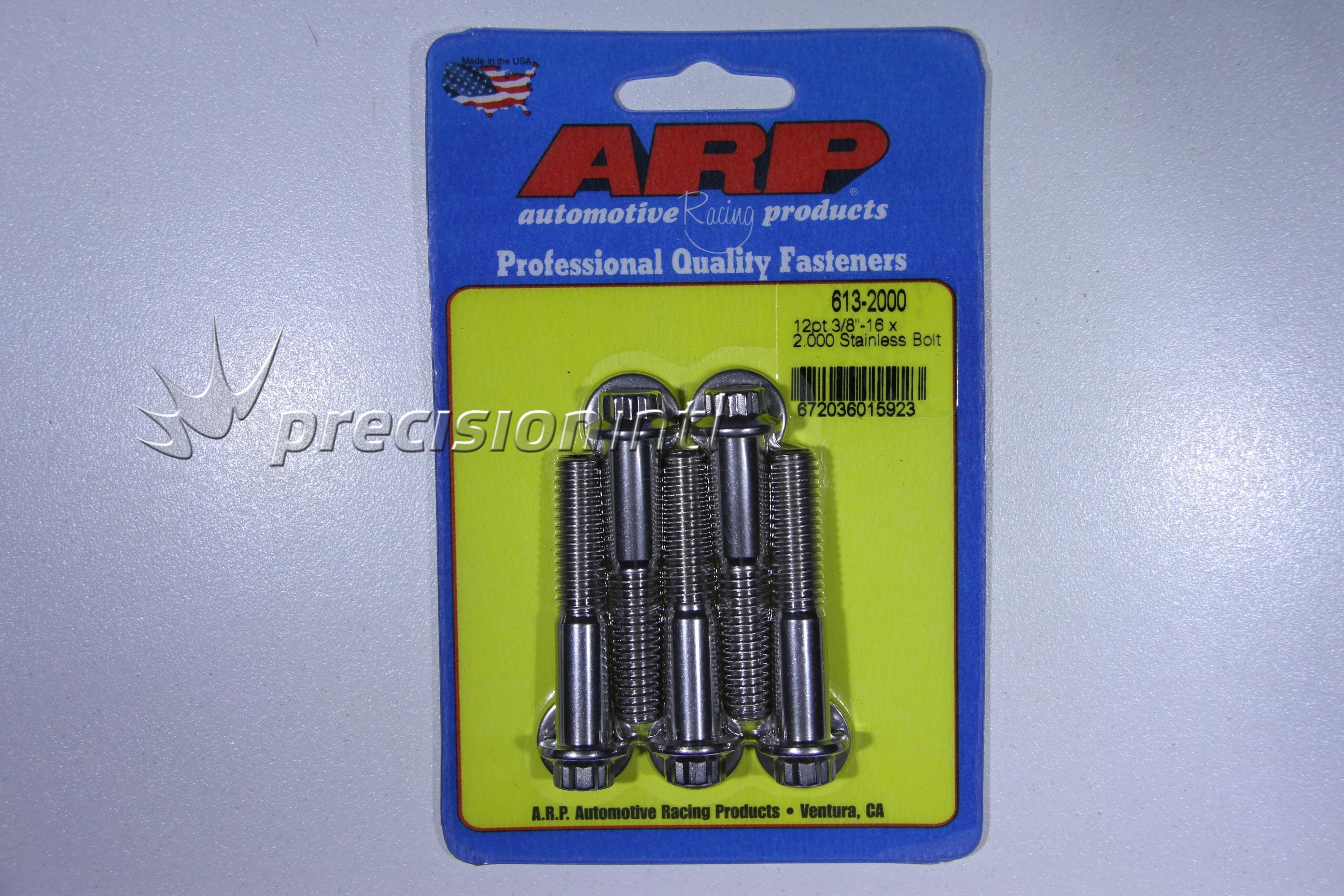 ARP 12-Point Black Bolts – 5/16-18 X 1.000 – Pack Of 5 – High-Strength Hardware