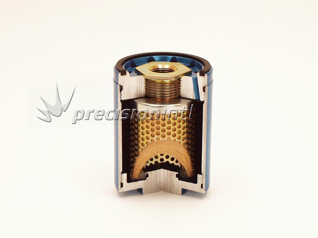 CANTON 25432 BILLET OIL FILTER HOUSING 6 1/4¨ TALL 13/16¨16 THREAD