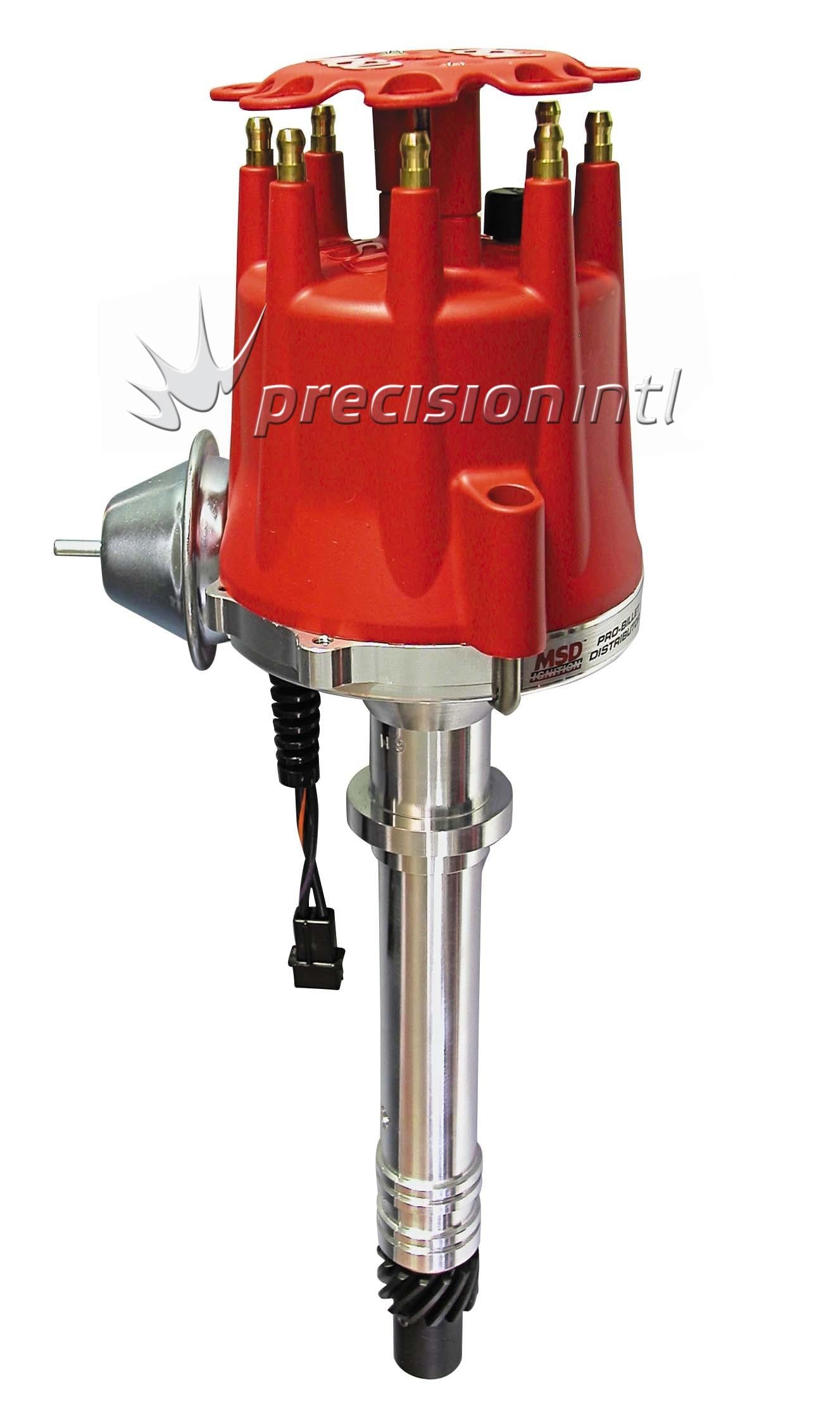 MSD 8361 PRO BILLET DISTRIBUTOR VAC ADV SUITS CHEV SB BB V8