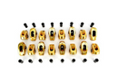 COMP CAMS 19005-16 ULTRA-GOLD ARC SERIES ROCKER ARMS CHEV SB 1.6 RATIO 7/16 STUD