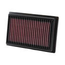 K&N 33-2485 AIR FILTER FOR TOYOTA PRIUS C L4-1.5L F/I, 2012-2018