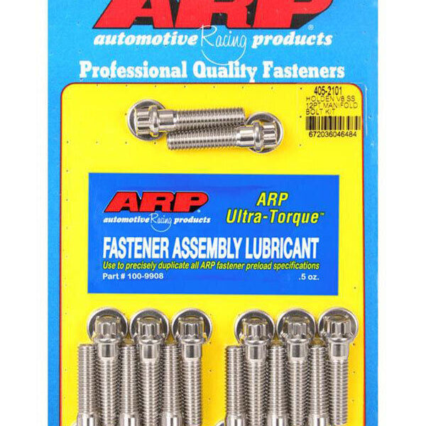 ARP 435-2001 Big Block Chevy Intake Manifold Bolt Kit - Hex Head Bolts