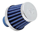 K&N 62-1600BL BREATHER AIR FILTER 3/8"-1/2"ID FLG X 2"OD B X 1-3/4"H X 1.5" TP