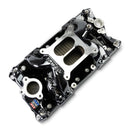 EDELBROCK 7501-BP BLACK PLASMA PERFORMER RPM AIR-GAP INTAKE MANIFOLD EACH SB CHEV