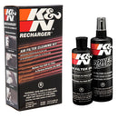 K&N 99-5050 RECHARGE KIT - SQUEEZE OIL AND CLEANER SERVICE KIT RED