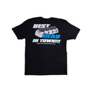 AFR 9781 BEST HEAD IN TOWN T-SHIRT BLACK LARGE