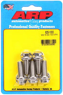 ARP 625-1000 3/8-16 X 1.000 HEX SS PACK OF 5 BOLTS