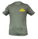 CALLIES CALMGTSM MILITARY GREEN TSHIRT SMALL
