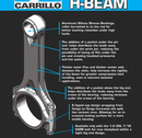 CARRILLO C_BLSXD_2HS_6125B7M CONRODS CHEV LS PRO-XD H-BEAM 6.125 (SET) 2700HP 9000RPM