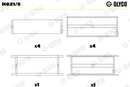 GLYCO H821/5 0.50MM .50mm MAIN BEARINGS MERCEDES OM402 OM422 NLA