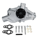 EDELBROCK 88100 VICTOR SERIES SHORT WATER PUMP SATIN FINISH SB CHEV 283-400 V8