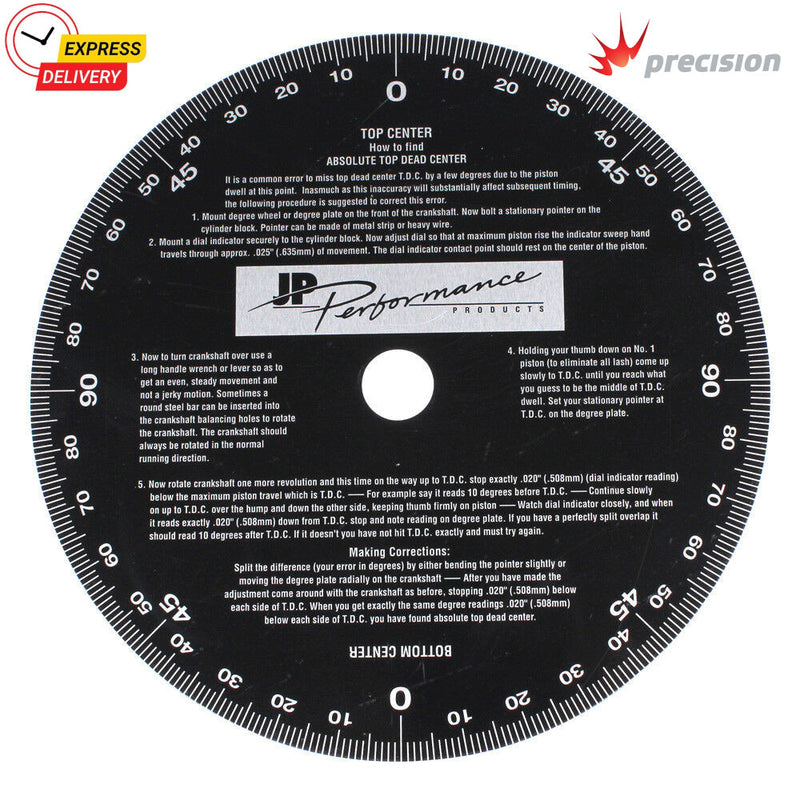JP JP5720 CAMSHAFT DEGREE WHEEL ALUMINIUM 8"