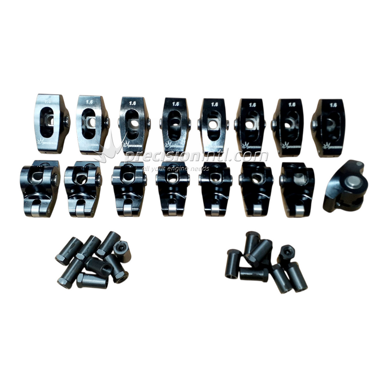 PRECISION PI1013K ROLLER ROCKER SET SBC 1.6 7/16