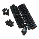 PRECISION PI1036BK ROLLER ROCKER SET SBC 1.6 RATIO 3/8 SELF ALIGNING MADE IN USA