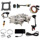 FITECH 30061 GO EFI DUAL QUAD 625HP SELF TUNING EFI SYSTEM BRIGHT ALLOY