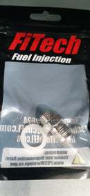 FITECH 60024 GO EFI THROTTLE BODY FUEL INLET FITTING 9/16 TO AN-6 MALE