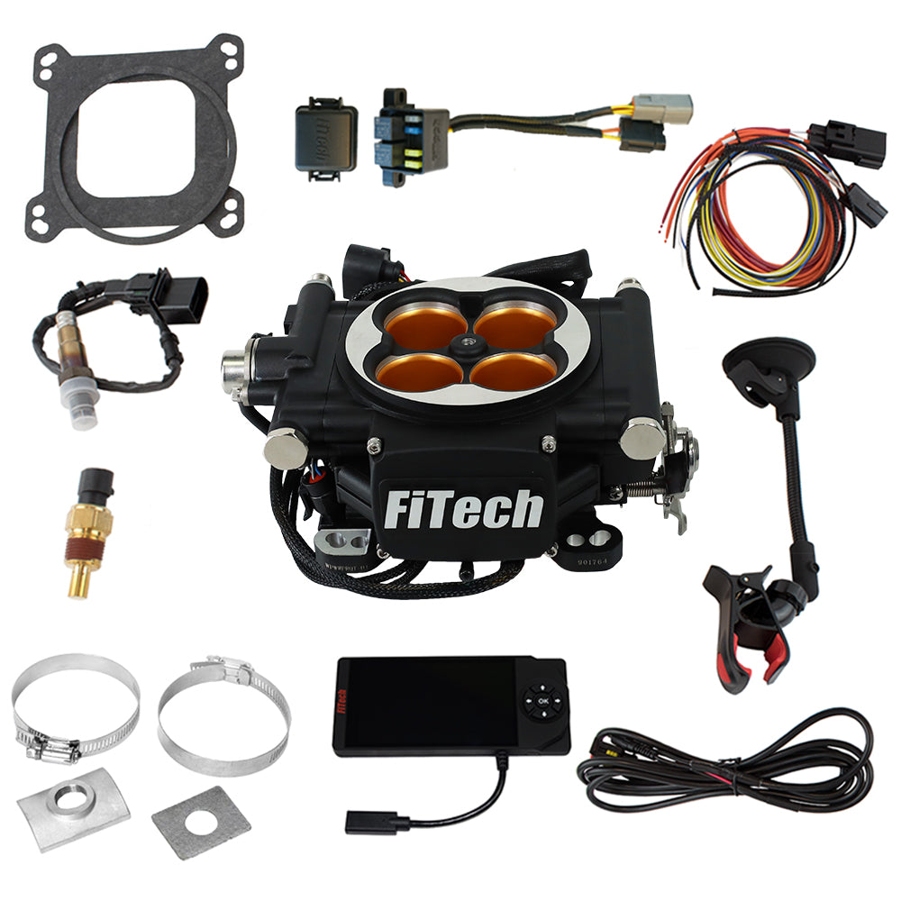 FITECH 30012 GO EFI 8 1200HP SELF TUNING BOOST NITROUS EFI SYSTEM BLAC