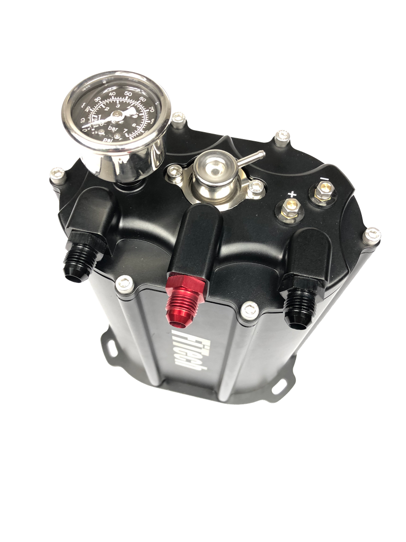FITECH 50004 GO FUEL FORCE FUEL SURGE TANK WITH INTERNAL 340LPH PUMP