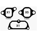 DURAPRO GSMG0008RD INLET GASKET SET FOR TOYOTA 1HZ 1990> RUBBER OE STYLE