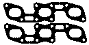 DURAPRO GSMS3282D EXHAUST MANIFOLD GASKETS FOR NISSAN VG30DE