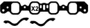 ENDUROTEC GSHA295LPE INLET GASKET SET FORD 302-351C 4V ENDUROTEC