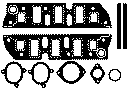 DURAPRO GSHA416D INLET MANIFOLD GASKET SET HOLDEN V6 VN-VR