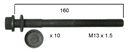 PERMASEAL HBS302H HEAD BOLT KIT FOR TOYOTA 1VD-FTV CRUISER 2 REQUIRED M13x1.5x160