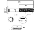 PERMASEAL HBS227 HEAD BOLT KIT JEEP EKG 1 REQUIRED