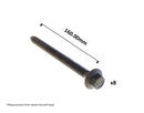 PERMASEAL HBS301H HEAD BOLT KIT FORD 276DT TERRITORY SZ 2 REQUIRED