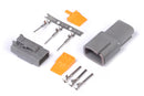 HALTECH HT-031013 PLUG AND PINS ONLY - MATCHING SET OF DEUTSCH DTM-3 CONNECTORS (7.5 AMP)