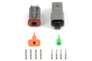 HALTECH HT-031114 PLUG AND PINS ONLY - MATCHING SET OF DEUTSCH DT-4 CONNECTORS (DT06-4S + DT04-4P) - (