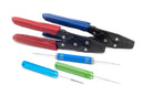 HALTECH HT-070300 DUAL CRIMPER SET INC 3 PIN REMOVAL TOOLS