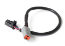 HALTECH HT-130036 ELITE CAN CABLE DTM-4 TO 8 PIN BLACK TYCO