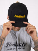 HALTECH HT-301001 SNAPBACK CAP BLACK WITH YELLOW LOGO