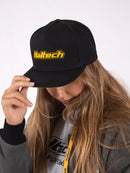 HALTECH HT-301001 SNAPBACK CAP BLACK WITH YELLOW LOGO