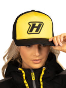 HALTECH HT-301003 SNAP BACK CAP YELLOW WITH H LOGO
