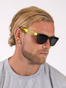 HALTECH HT-309036 SUNGLASSES BLACK AND YELLOW
