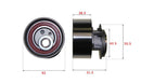 BEARING WHOLESALERS TT10013 TIMING BELT TENSIONER MAZDA FP OE FP01-12-700A/FP05-12-700A/B