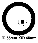 DURAPRO GSJE216D EXHAUST FLANGE GASKET HILLMAN/HOLDEN TORANA VAR.