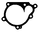 DURAPRO GSKA72710D WATER PUMP GASKET 10 PACK FORD MAZDA G6 COURIER RAIDER BRAVO