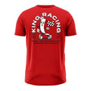 KING 1103-UM0186 RETRO MASCOT GRAPHIC T-SHIRT RED SMALL