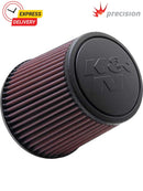 K&N RE-0930 UNIVERSAL CLAMP ON AIR FILTER 3"FLANGE 6"OD BASE 4.625¨TOP 6¨HEIGHT
