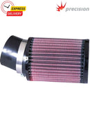 K&N RU-1760 ROUND ANGLED CLAMP ON AIR FILTER 2-7/16"ID 20°ANGLE 3-3/4"OD