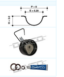 DAYCO KTBA235 TIMING BELT KIT LAND ROVER FREELANDER MG MGF RAODSTER MG6 TF ZR 1.8L