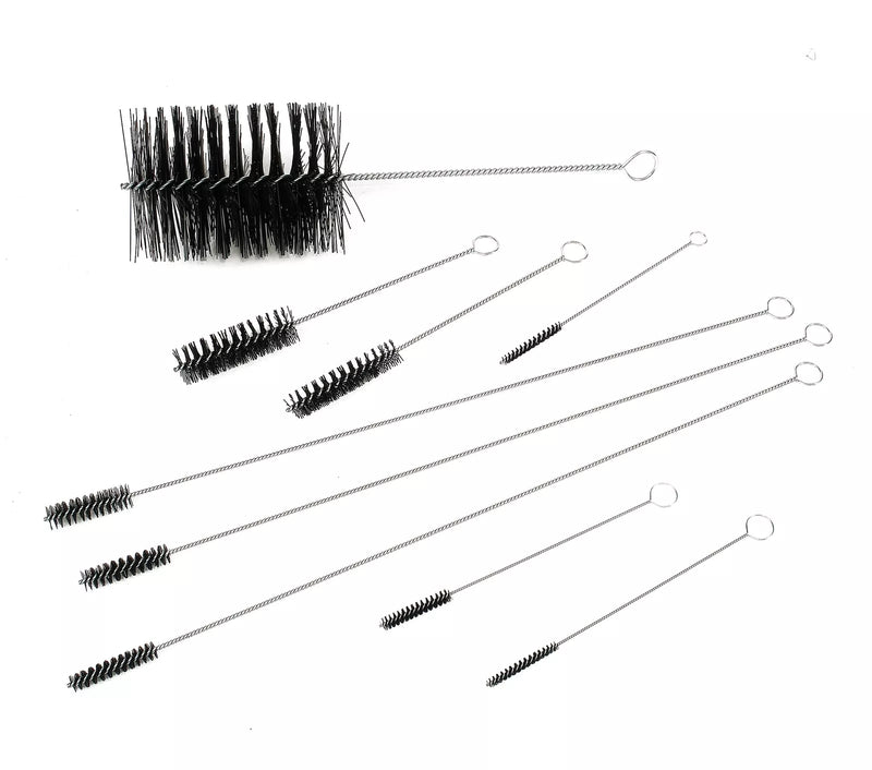MR GASKET 5192 ENGINE CLEANING BRUSH KIT SET 9 BRUSHES 1/4"- 5" DIA