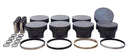 MAHLE 930223665 4.065 FORGED FLAT TOP PISTON AND RING SET CHEV LS 6.2L CT525 DR525