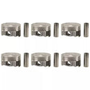 SEALED POWER PH881CP100MM (X6) 040 PISTON SET FORD AJ 3.0L DURATEC INC VALVE RELIEFS