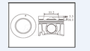 HYPATEC PTIS409548DB .5 020 PISTON SET ISUZU 4JJ1-TC UP TO 5/2012 USE RS6985 020 RINGS