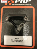 PRP PRP-8502 BILLET ADJ TIMING POINTER BLAC FITS CHEV SB 7" BALANCER