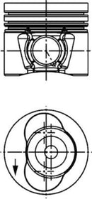 KS 40734600 STD SINGLE PISTON & RINGS VW AVR 2459CC 5 CYL LT35 LT46